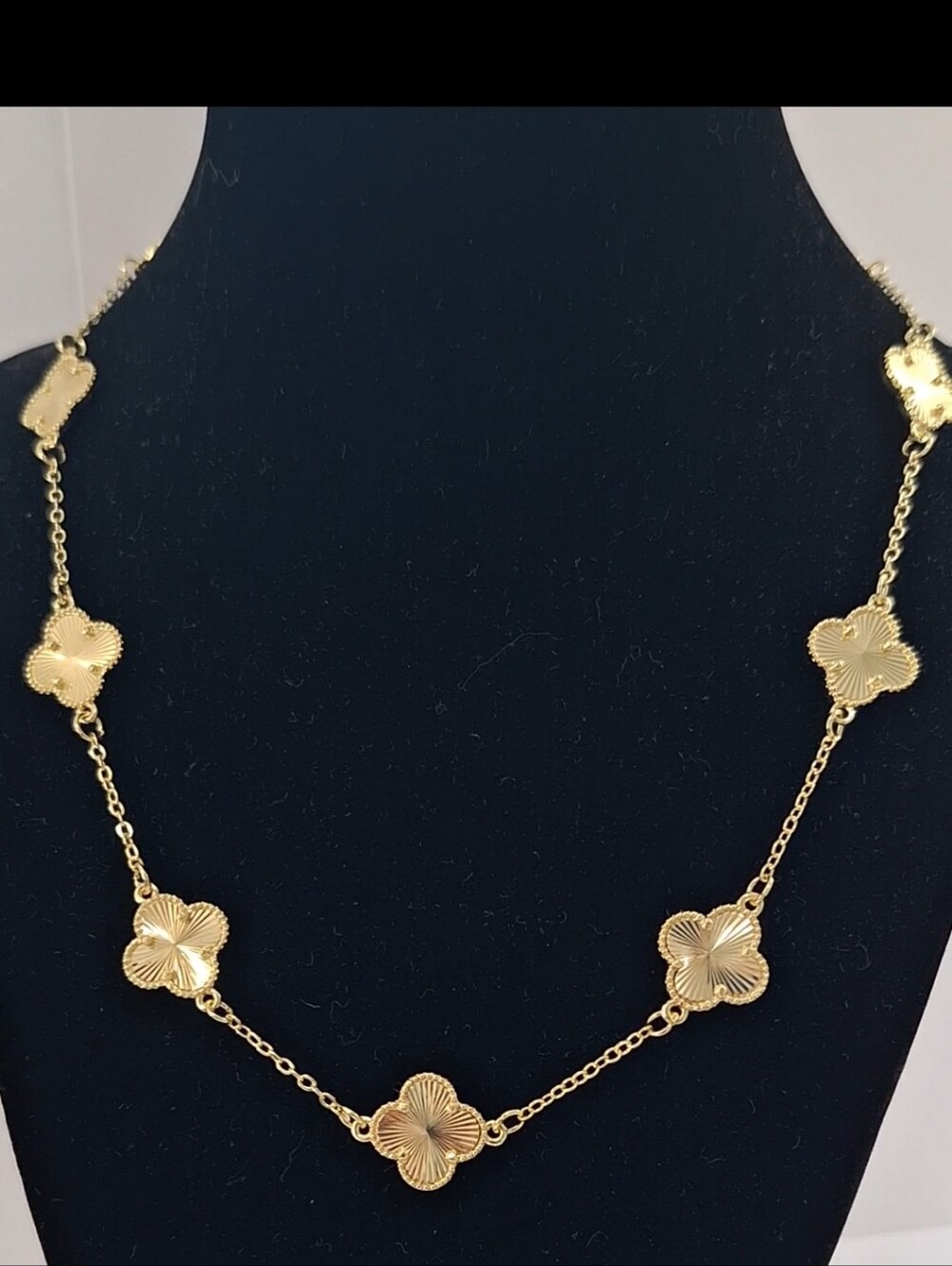 2026 Design Gold Filled Multi Clovers necklace - Picture 6 of 10